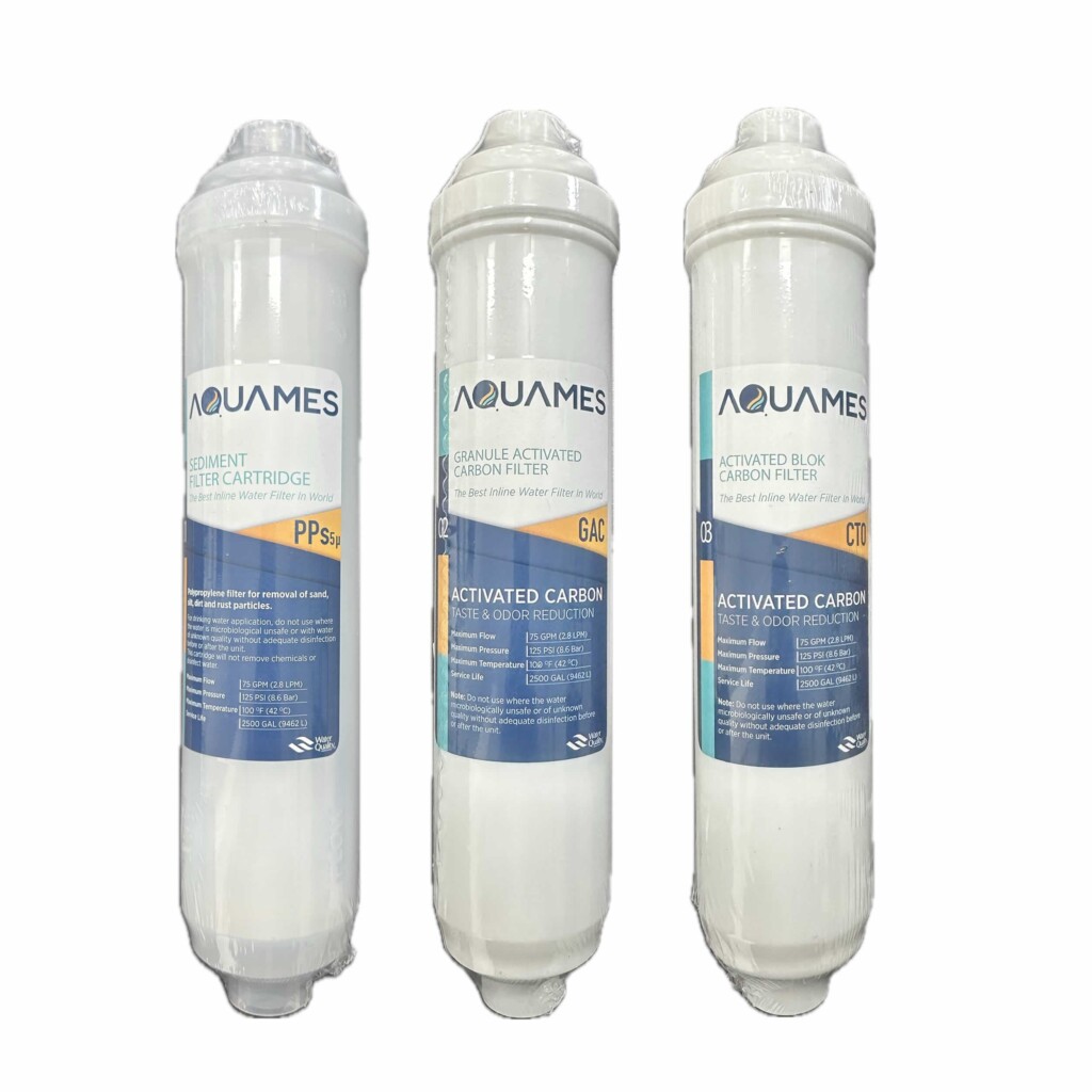 AQUAMES İnline 4'lü Filtre Seti