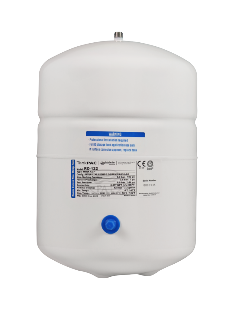 Bluewaterline - Pae Marka Su Arıtma Cihazı 2.2 Galon Metal Tank (8 L) NSF sertifikalı