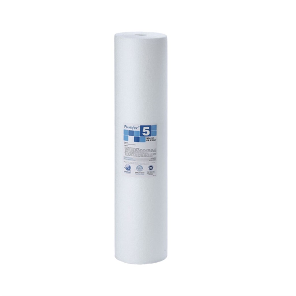 Bluewaterline - Su Arıtma Purefer 20'' Big Blue 5 Mikron Tortu Filtresi NSF sertifikalı